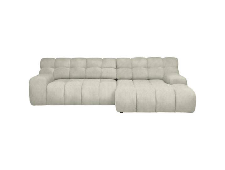 Welnova Ecksofa, Natur, Kunststoff, 3-Sitzer, Ottomane rechts, L-Form, 297x180 cm, Fsc, Reach, Made in EU, Stoffauswahl, seitenverkehrt erhältlich, Hocker Rücken echt, Armteil links, rechts, Wohnzimmer, Sofas & Couches, Wohnlandschaften, Ecksofas