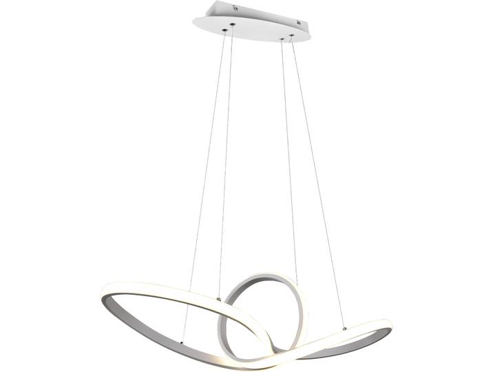 REALITY LEUCHTEN LED Pendelleuchte SANSA , weiß, 1, H: 150cm, 1 Stk., Leuchten, über Wandschalter dimmbar, 4000K, 3300 Lm, Abhängung 150cm, LED Pendelleuchte