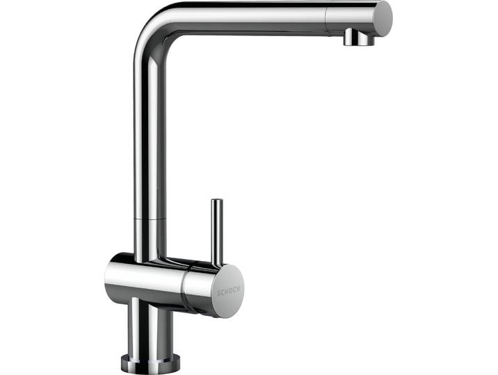 Küchenarmatur SCHOCK Epos W , silber (chrom), B:21,2cm H:31,5cm Ø:5,1cm, Messing, Armaturen, Küchenarmatur