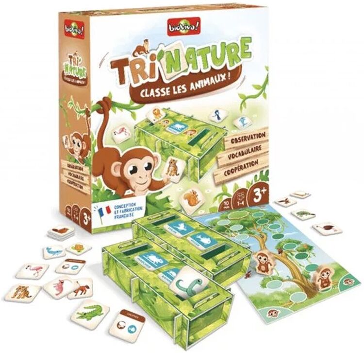 Bioviva Editions Récré Nature - Tri'Nature : Classe les Animaux