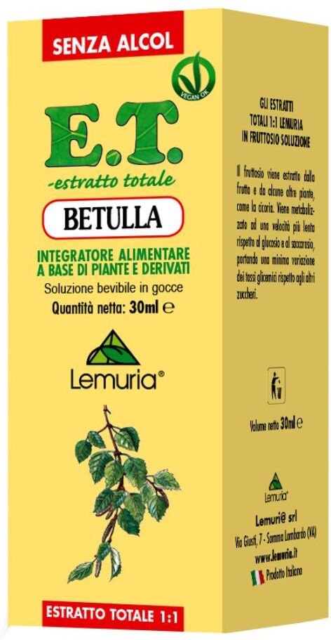 LEMURIA srl BETULLA ET 30ML LEMURIA