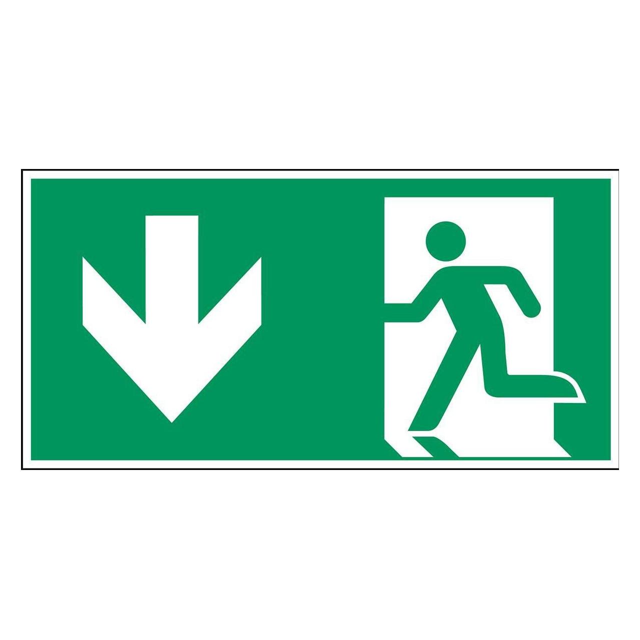 Brady Emergency Exit (left)- Safety (E/A180/E001/NT-SA-210X105/1-B)
