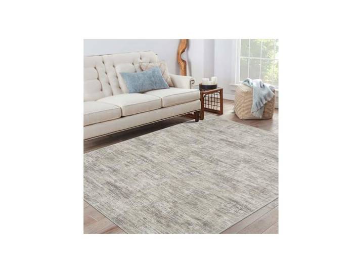 Tapis Moderne - LUNSY - Tapis lavable pour salon à poils courts - Beige - 200 x 290 cm