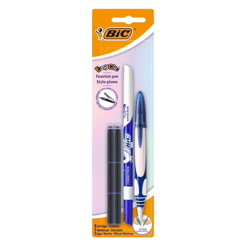 Bic Easy Clic Stift + Minen + Radiergummi (1x) (48837506)
