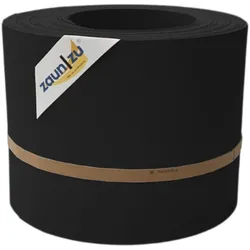 zaun zu® Sichtschutzstreifen PP Sichtschutzstreifen Doppelstabzaun Schwarz,10x 2,55m