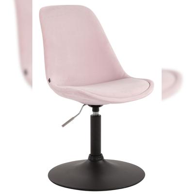 CLP Esszimmerstuhl Maverick Samt pink/schwarz