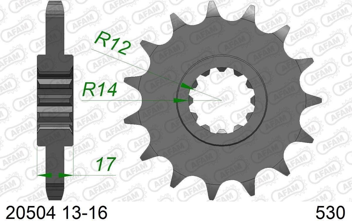 AFAM 20504-14 Chain Pinion