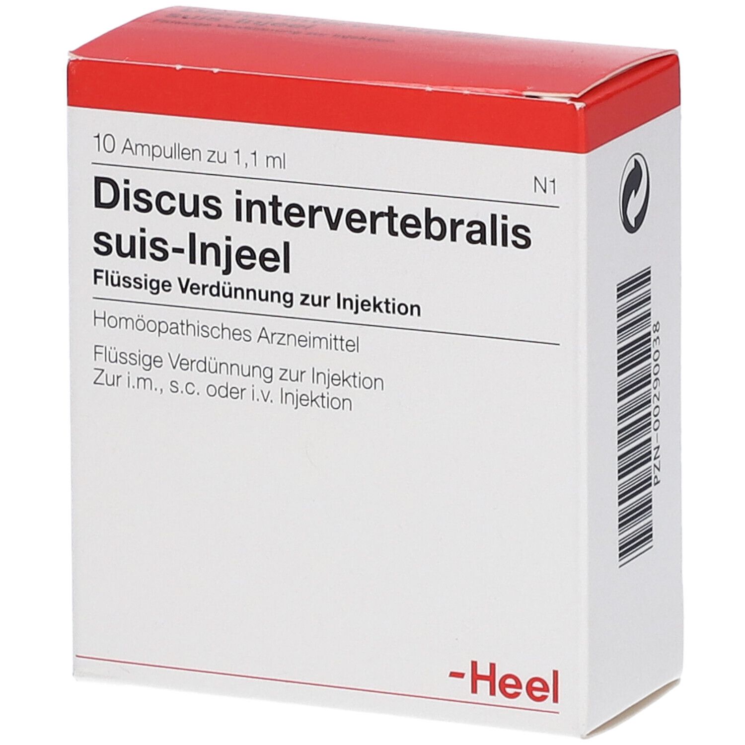 Discus Intervertebralis suis Injeel Ampullen 10 St