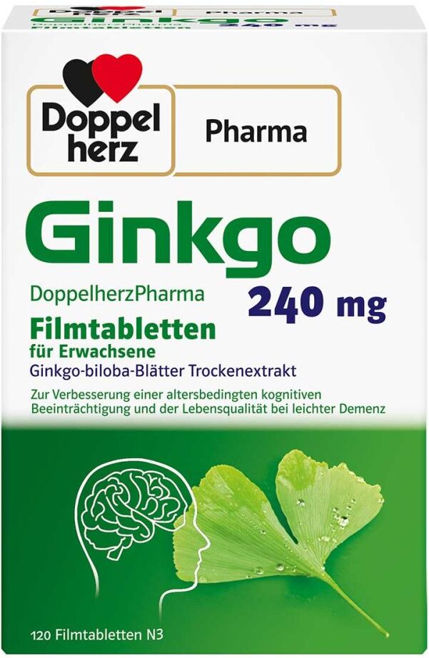 Ginkgo Doppelherzpharma 240 Mg Filmtabletten