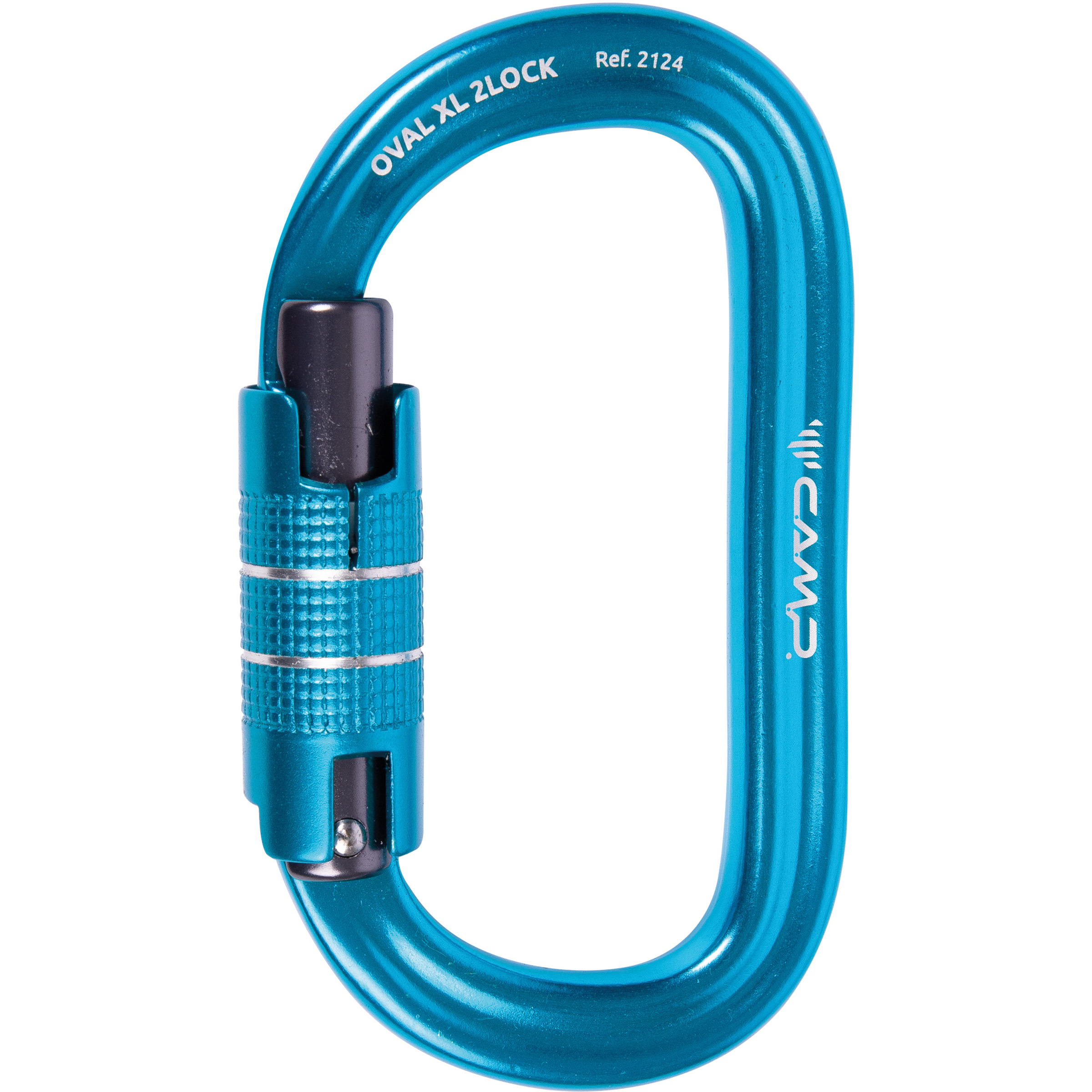Camp Oval XL 2lock Karabiner Klettersteigkarabiner blau Trekking