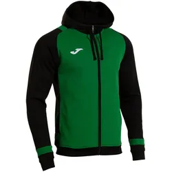 JOMA Lider Kapuzen-Trainingsjacke Kinder 451 - grün/schwarz 164