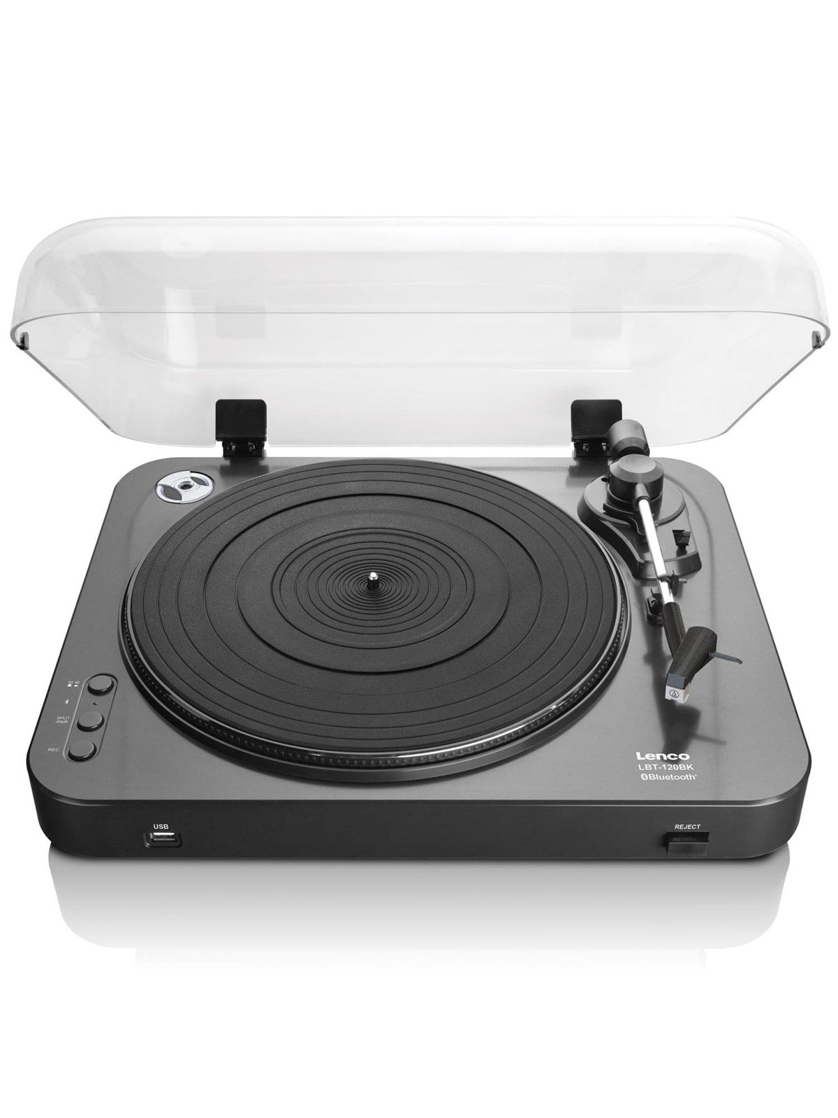 Lenco LBT-120BK - Record Player with direct encoding and Bluetooth - Plattenspieler Schwarz