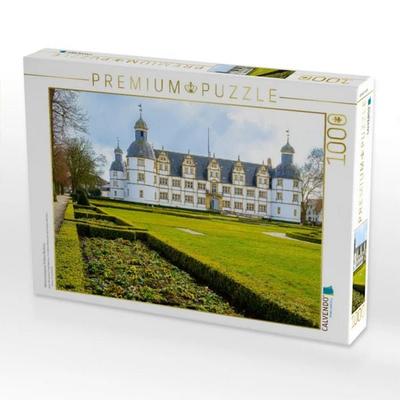 CALVENDO Puzzle Weserrenaissance-Schloss Neuhaus | 1000 Teile Lege-Größe 64x48cm Foto-Puzzle für glückliche Stunden