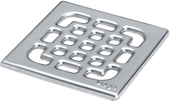 Viega Rost 554033 94x94mm, verschraubbar, gezogen, Edelstahl
