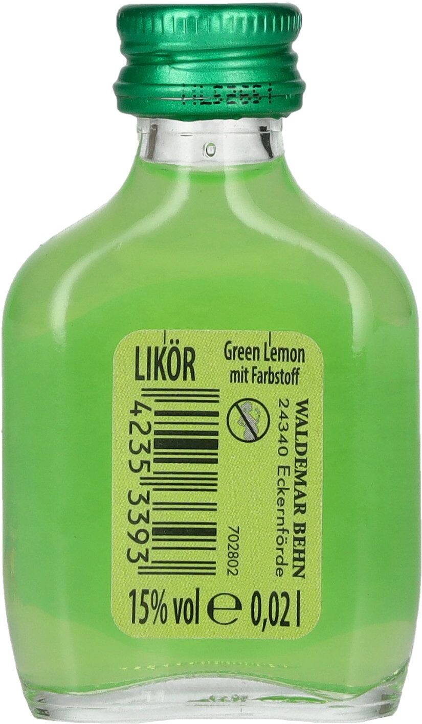 Kleiner Feigling Green Lemon 15% Vol. 0,02l