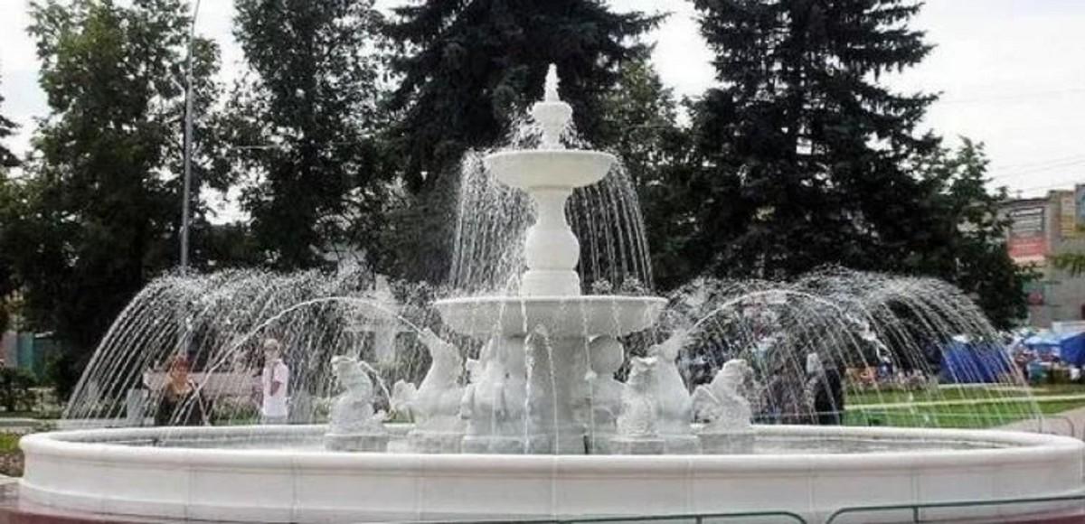 Casa Padrino Barock Garten Deko Springbrunnen Pferde Grau Ø 686 x H. 340 cm - Italy