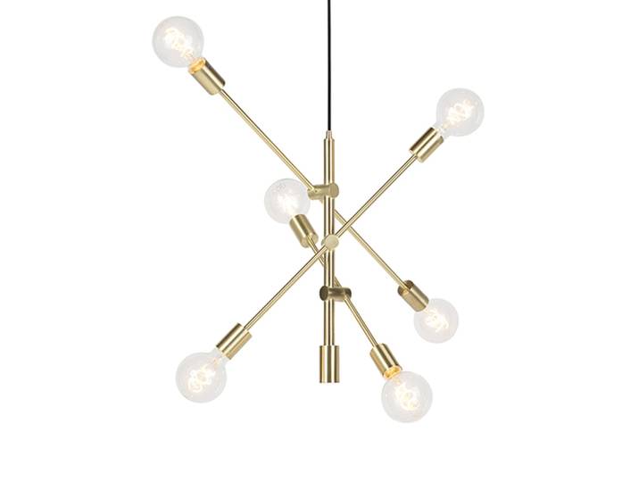 Art Deco hanglamp messing 6-lichts - Sydney