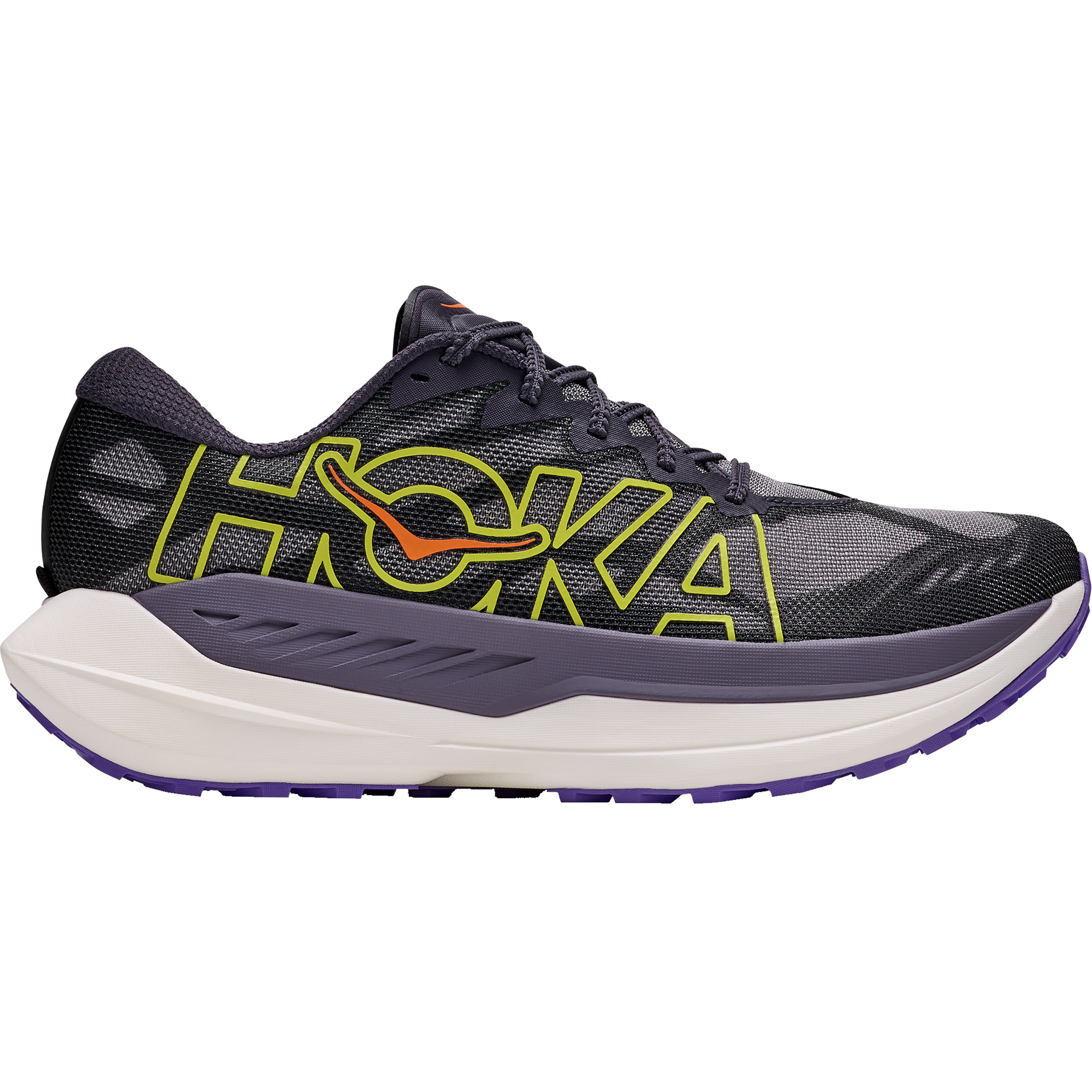 Hoka Rocket X Trail Herren Trailrunningschuhe squid ink-neon nebula Größe 45 Trailrunning Schnell trocknend