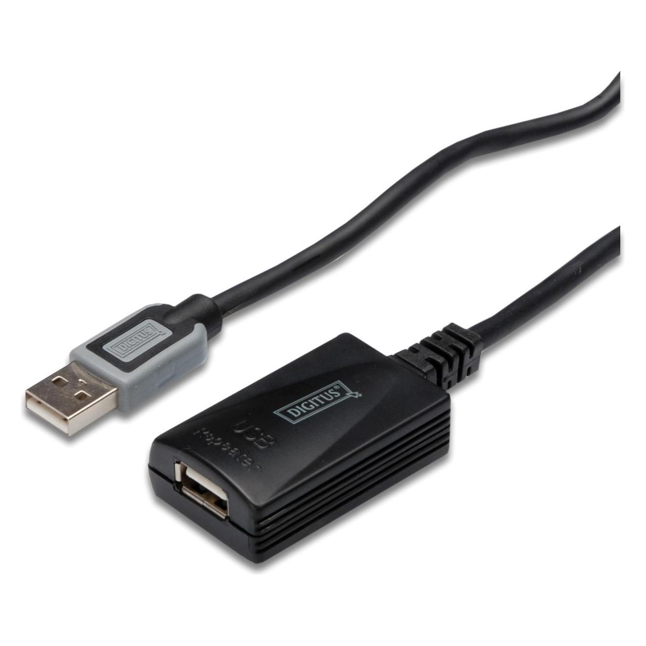 Digitus USB Repeater Cable DA-70130-3 (5 m, USB 2.0, 2.50 W) (DA-70130-3)