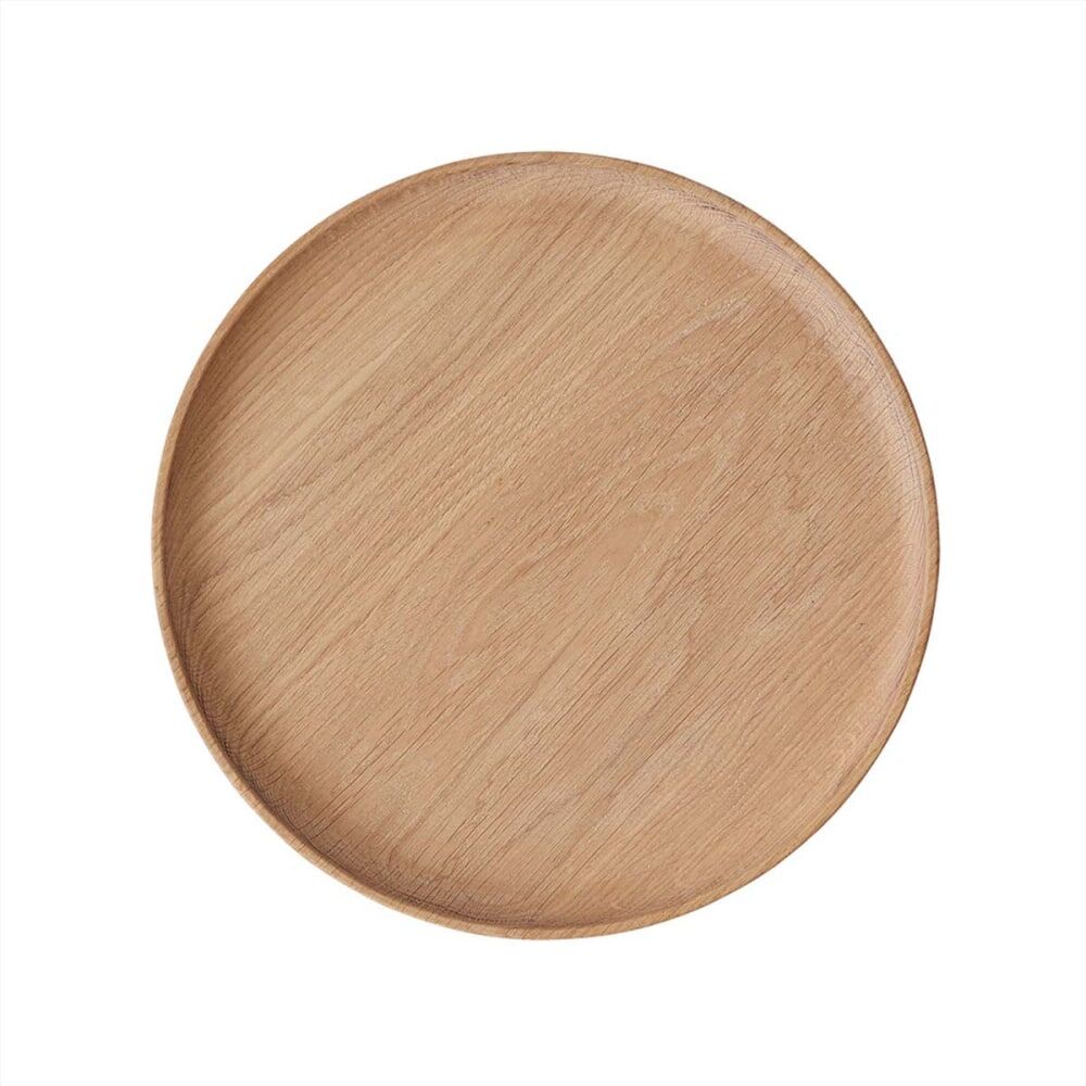 OYOY Living Design Plateau en bois rond chêne Ø30xH4,7cm Beige 30x5x30cm