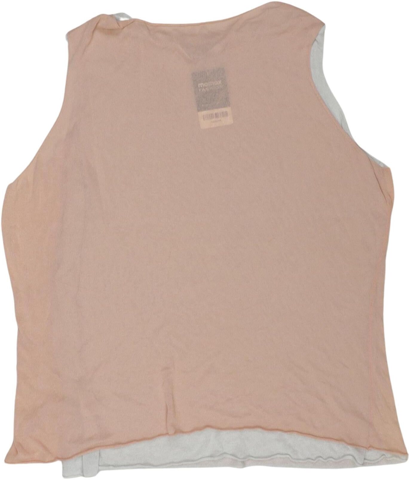Evelin Brandt Berlin Damen Top, Pink, Gr. EU 50, Viskose / Synthetik - Second Hand