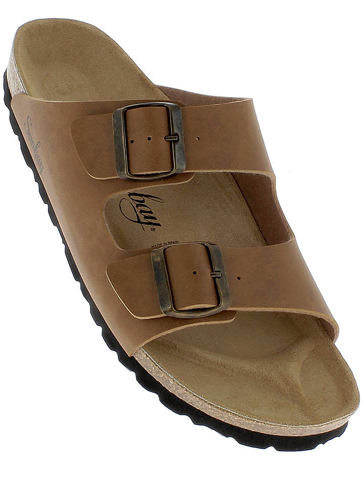 Sunbay Pantoletten "Trefle" in Camel - 40