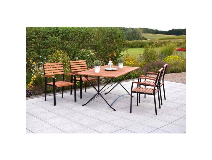 Gartentischgruppe 5-teilig. Set