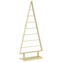 vidaXL Metall Weihnachtsbaum KUOPIO 125 cm Stahl Gold 42053836