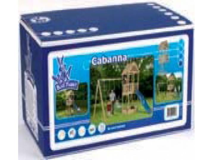 Houten speeltoestellen houten schommel speeltoren bouwdoos Cabanne