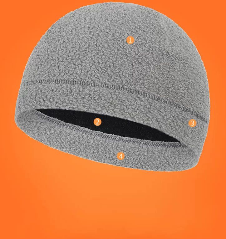 INF Bonnet en polaire Gris