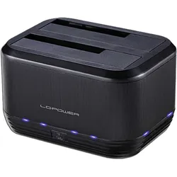 LC Power LC-DOCK-U3-III - HDD-Dockingstation mit Ein/Aus-Schalter, Klon-Funktion...