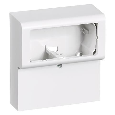 LK Fuga Paneelhalter Softline 2 Modul horizontal ohne Spleiss 49 mm tief, weiss. (5703302150033)