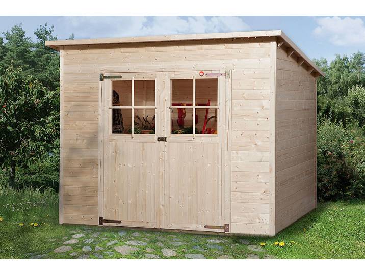 Weka Gartenhaus 325 Gr. 3 Holz Natur 2.5 × 2 × 2.3 m