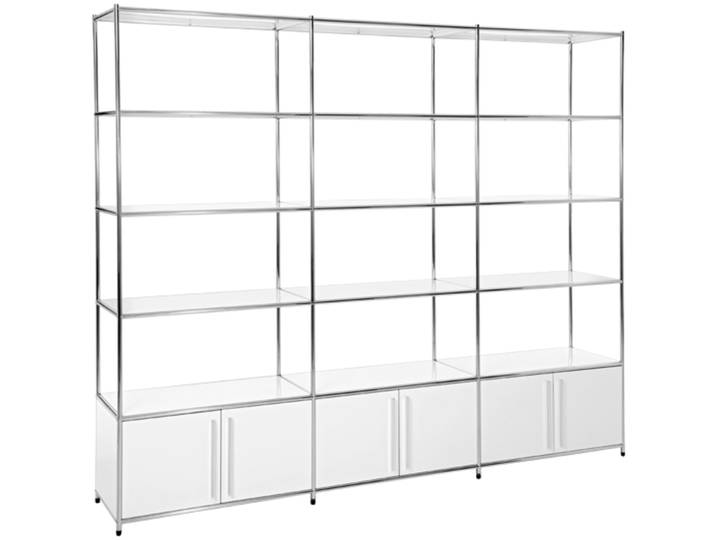 Wandregal - Farbe: weiss - Material: Metall - Möbel Konfigurator: Traummöbel individuell zusammenstellen - 59