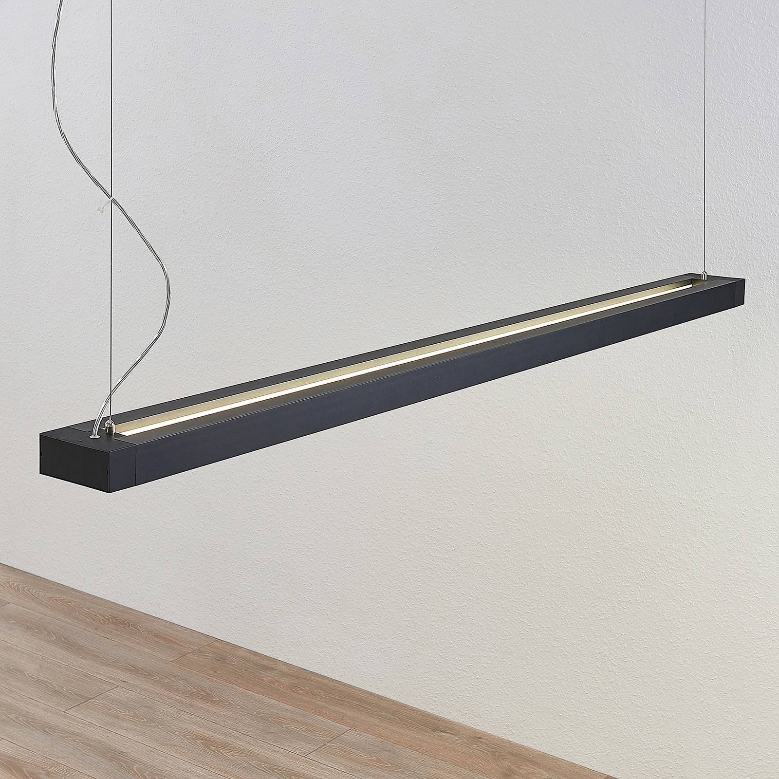 Pendant Light Cuna Arcchio, Black, Workroom / Office, Aluminium, Modern, Ceiling Light