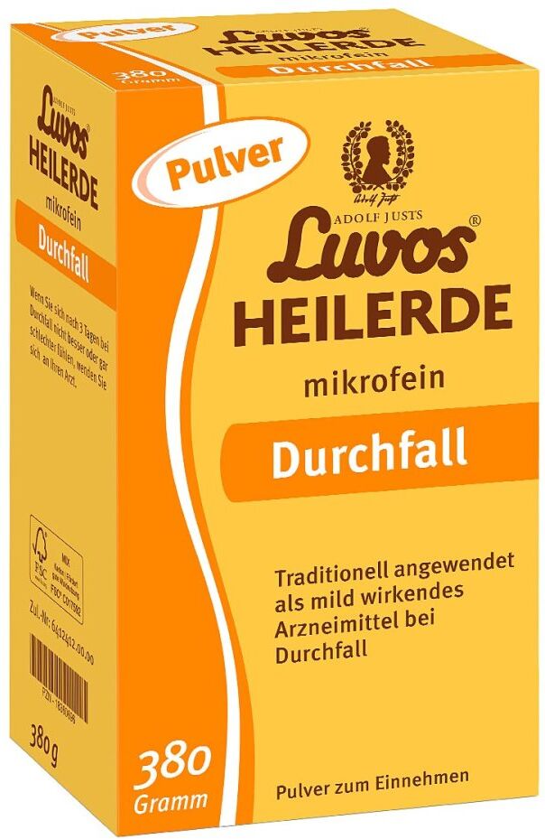 Luvos® Heilerde mikrofein Durchfall Pulver 380g
