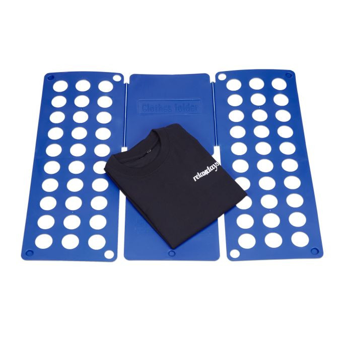 Relaxdays Vouwplank Groot XXL voor Volwassenen, Blauw, B: 59,0 cm, D: 70,5 cm