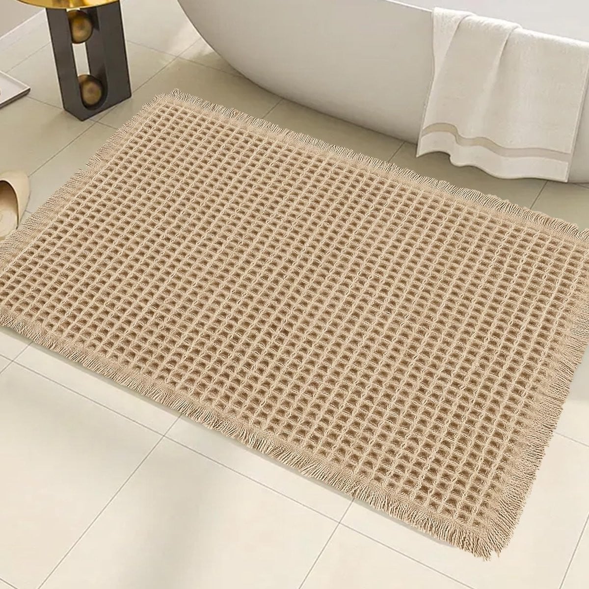 Ibenzoa Super absorberende badmat met wafelpatroon