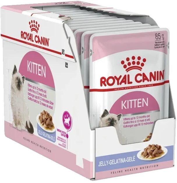 Royal Canin Comida Húmida Kitten Em Gelatina 85g 12 Unds