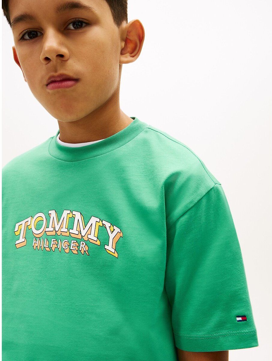 TOMMY HILFIGER T-shirt en coton manches courtes