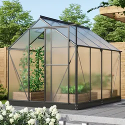 Vitavia Gewächshaus "Triton 5000" inkl. Stahlfundament,schwarz,5,0 m2