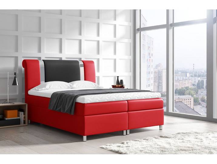 MF Design Boxspringbett Boxspringbett MARS mit Bettkasten und Federautomatik, Vorhanden