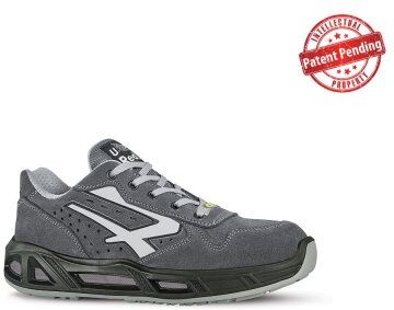 Scarpe antinfortunistiche U Power Red Carpet scamosciate S1P blu Personalizzate o neutre U-Power