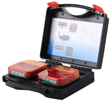 Uplifted Goods Rechargeable Wireless Reflective Lens Truck Taillights au Plug
