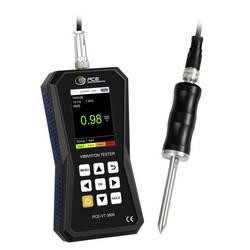 PCE Instruments Schwingungsmessgerät PCE-VT 3800S inkl. Messspitze mit Handgriff Software Sensor Speicher Sprachen
