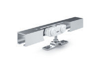 Schiebetürbeschlag GEZE mit Laufschiene Rollan 40 NT, Aluminium 160410
