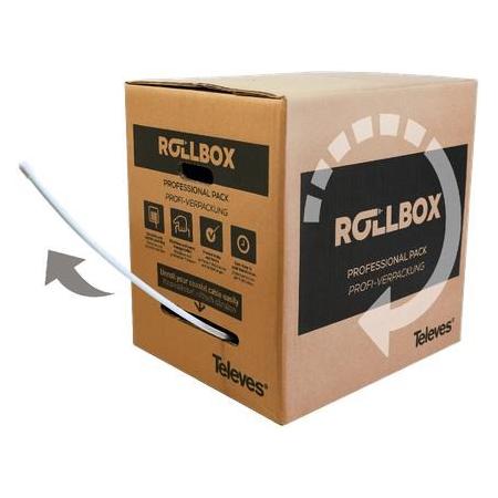 Televes KABEL KONCENTRYCZNY T-100 PVC Eca KLASA A - 250m Pull Box (Antennenkabel) (36210)