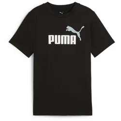 PUMA Essentials 2 Color No.1 Logo T-Shirt Jungen 01 - PUMA black 176