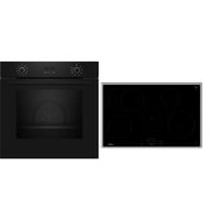BX48PIB0, Backofen-Set schwarz/edelstahl
