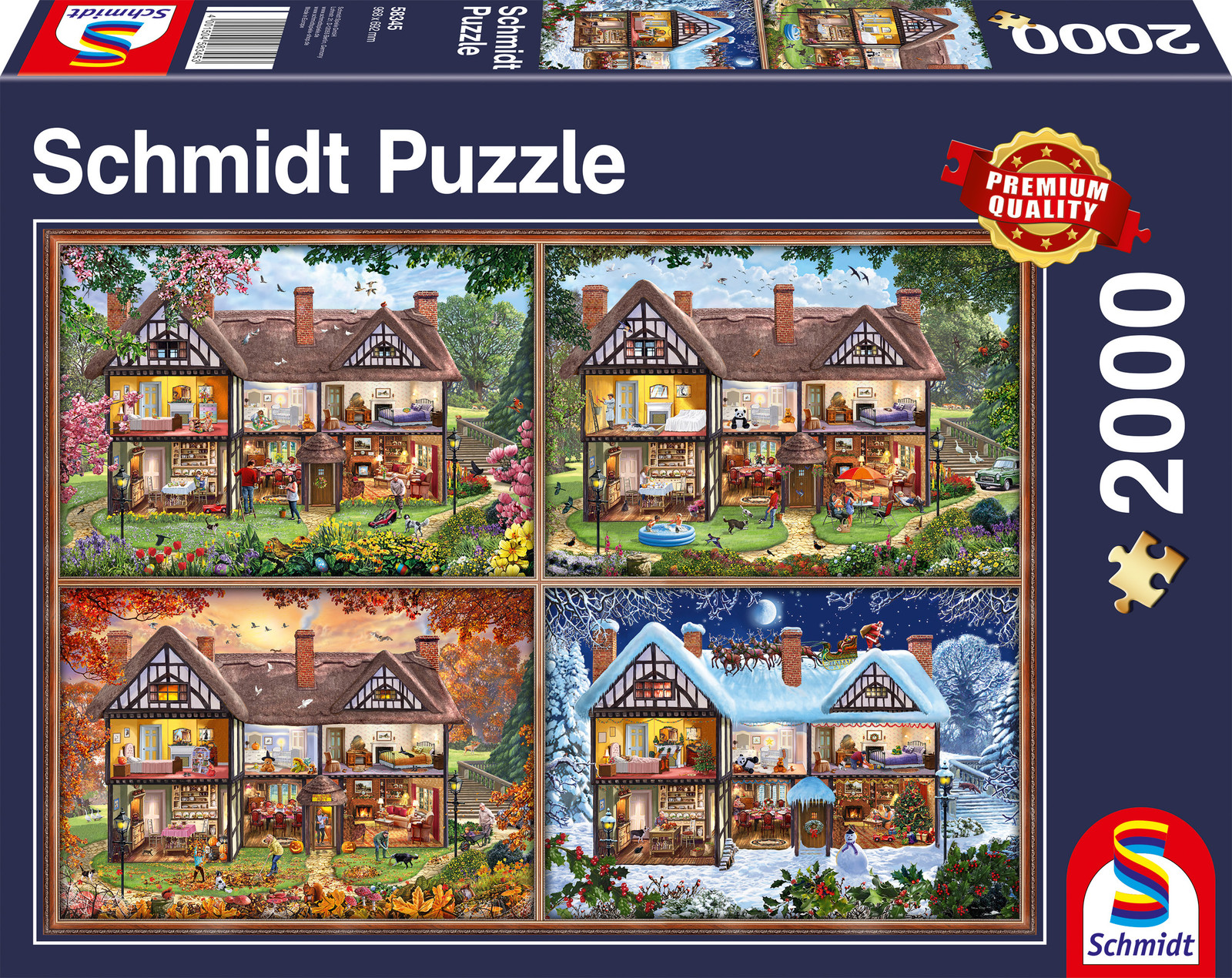 Schmidt Spiele Puzzel 2000 stukjes Landschap